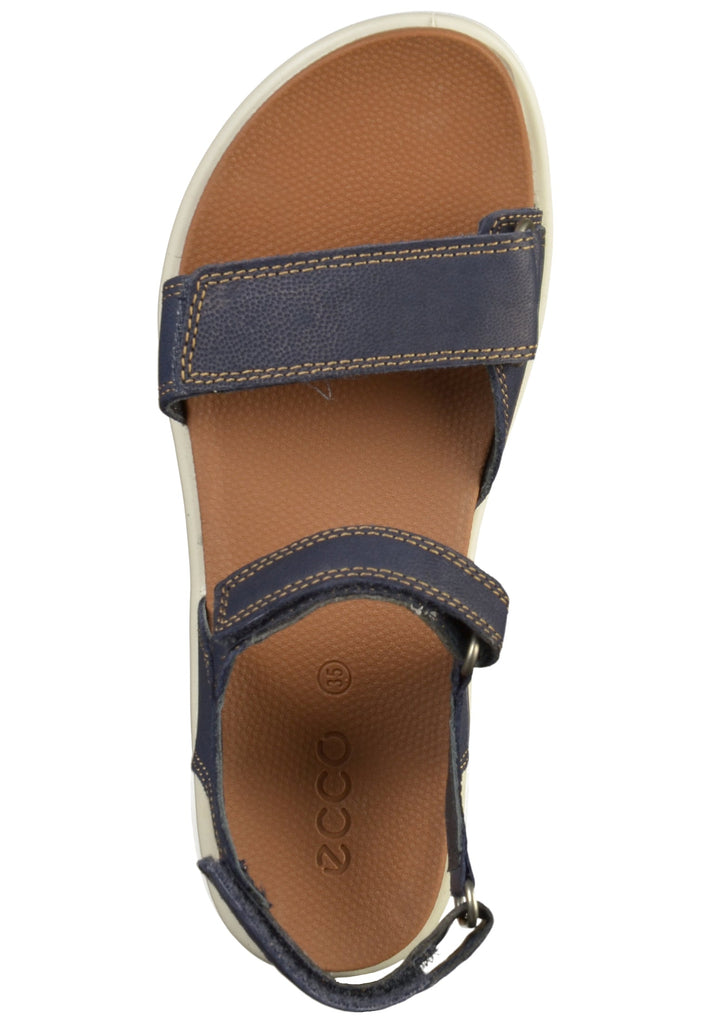 ecco Sandalen Leder Dunkelblau - surf4shoes