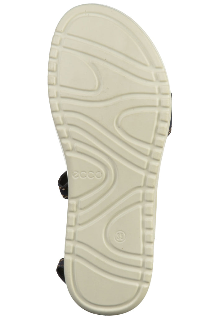 ecco Sandalen Leder Dunkelblau - surf4shoes
