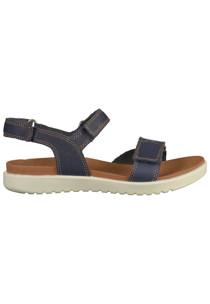 ecco Sandalen Leder Dunkelblau - surf4shoes