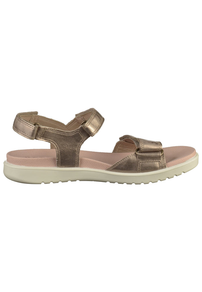 ecco Sandalen Leder Gold - surf4shoes