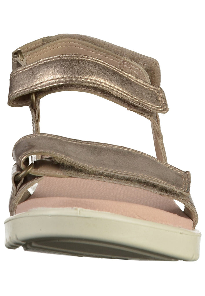 ecco Sandalen Leder Gold - surf4shoes