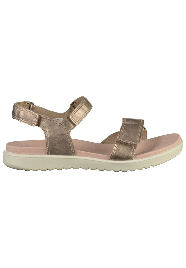 ecco Sandalen Leder Gold - surf4shoes