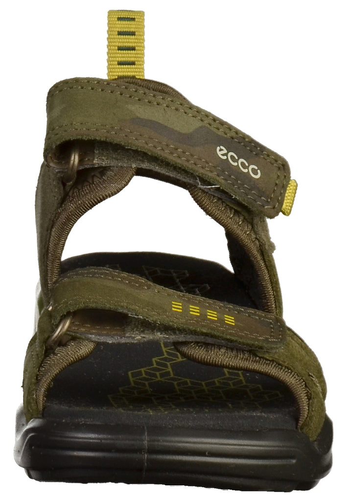 ecco Sandalen Leder/Textil Dunkelgrün - surf4shoes