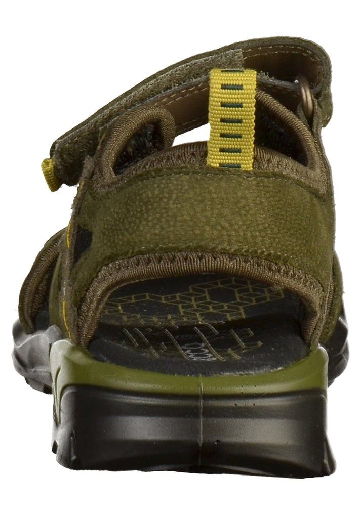 ecco Sandalen Leder/Textil Dunkelgrün - surf4shoes