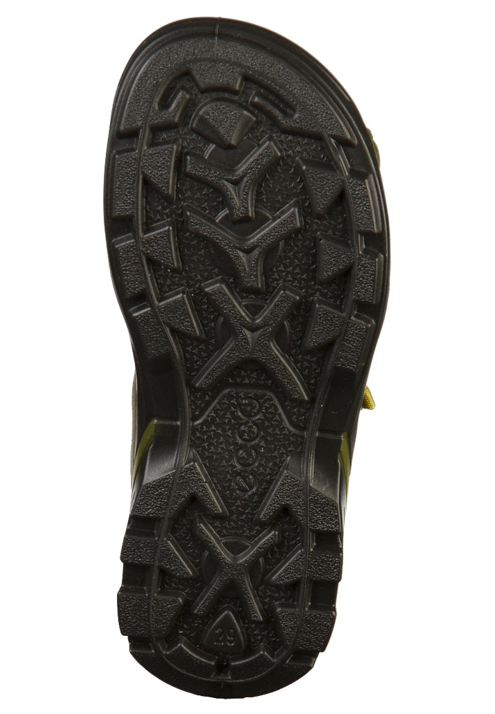 ecco Sandalen Leder/Textil Dunkelgrün - surf4shoes