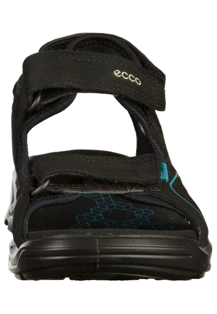 ecco Sandalen Leder/Textil Schwarz - surf4shoes