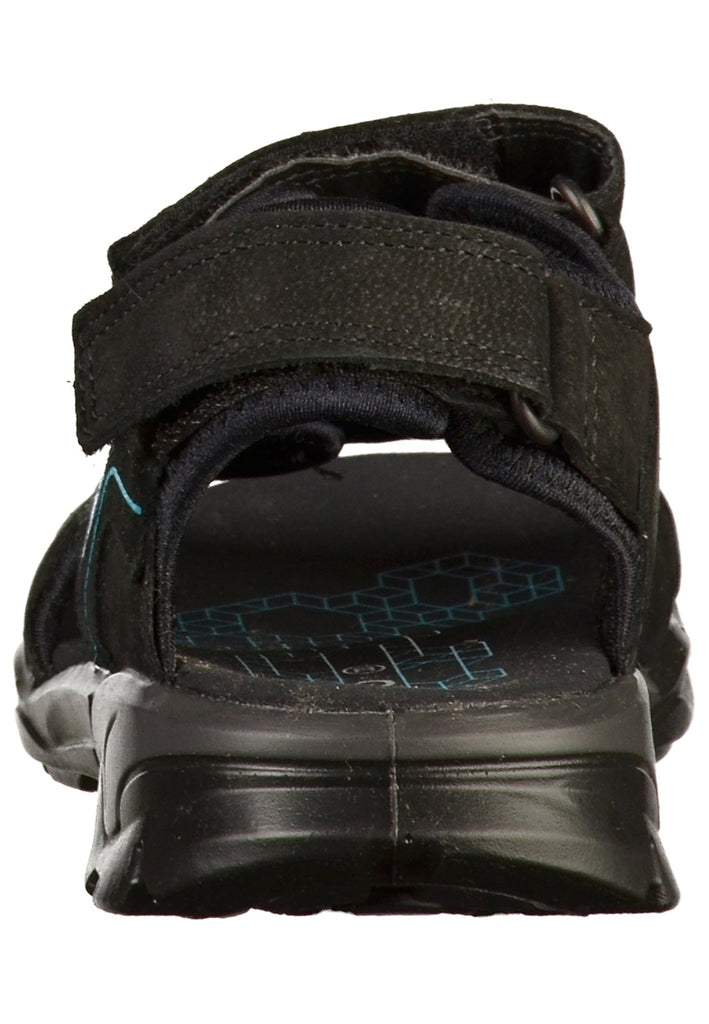 ecco Sandalen Leder/Textil Schwarz - surf4shoes