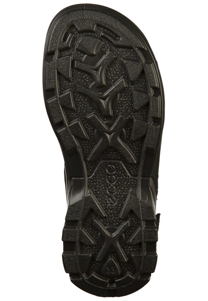 ecco Sandalen Leder/Textil Schwarz - surf4shoes