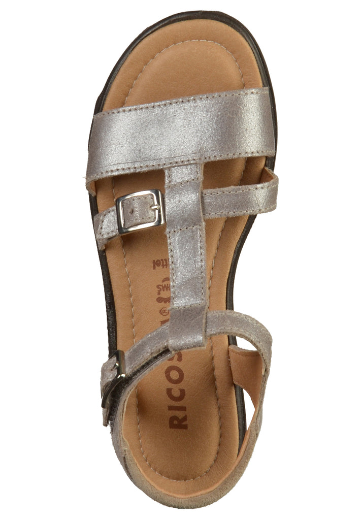 Ricosta Sandalen Leder Taupe - surf4shoes