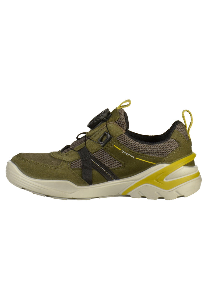 ecco Halbschuhe Leder/Mesh Oliv - surf4shoes