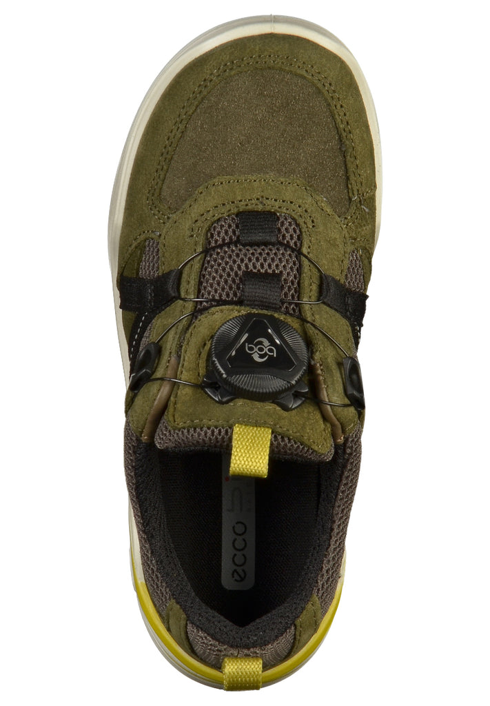 ecco Halbschuhe Leder/Mesh Oliv - surf4shoes