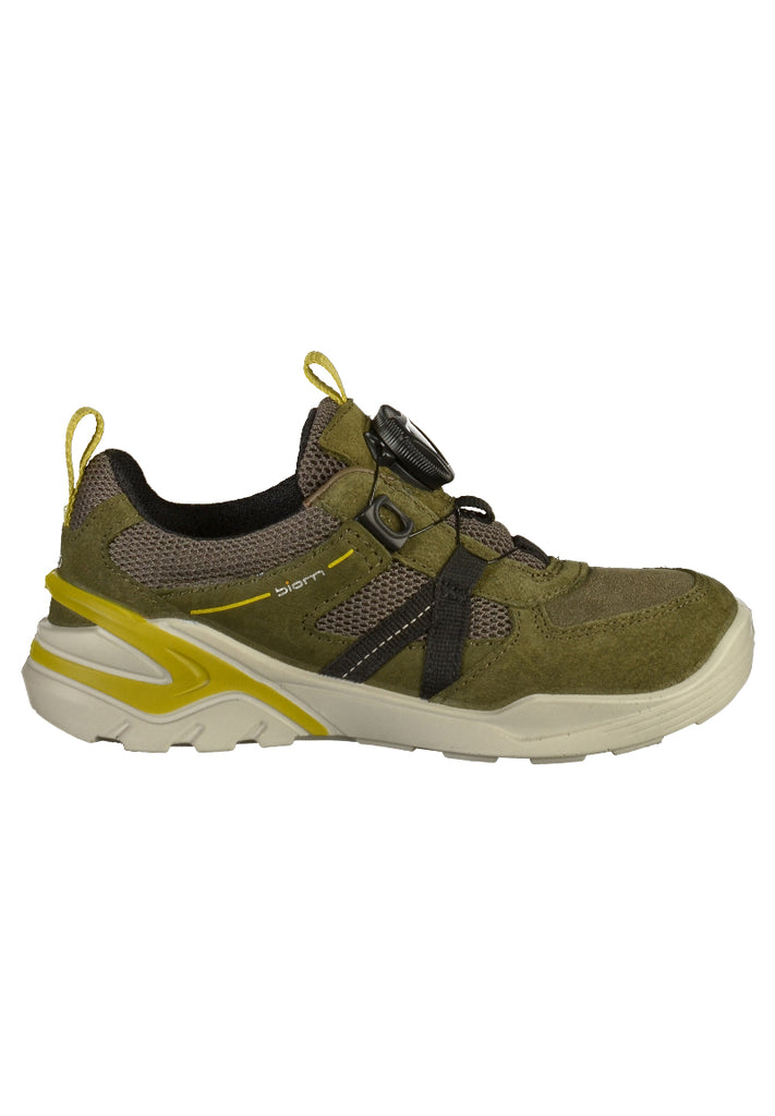 ecco Halbschuhe Leder/Mesh Oliv - surf4shoes