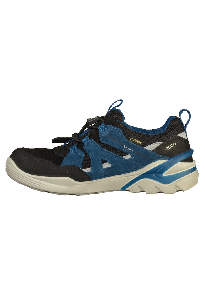 ecco Halbschuhe Leder/Textil Schwarz - surf4shoes
