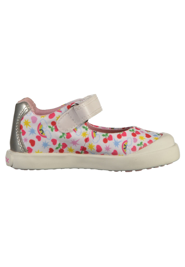 Geox Ballerinas Textil Weiß - surf4shoes