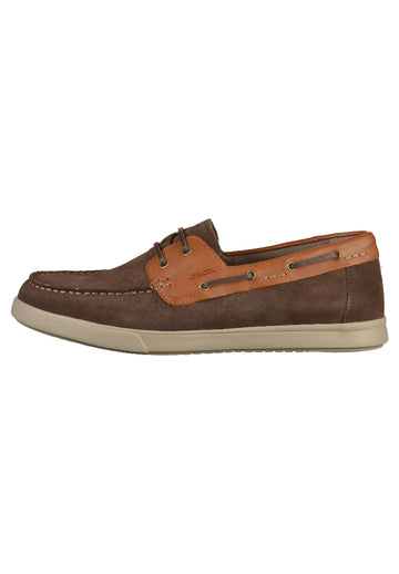Geox Halbschuhe Nubukleder Dunkelbraun - surf4shoes