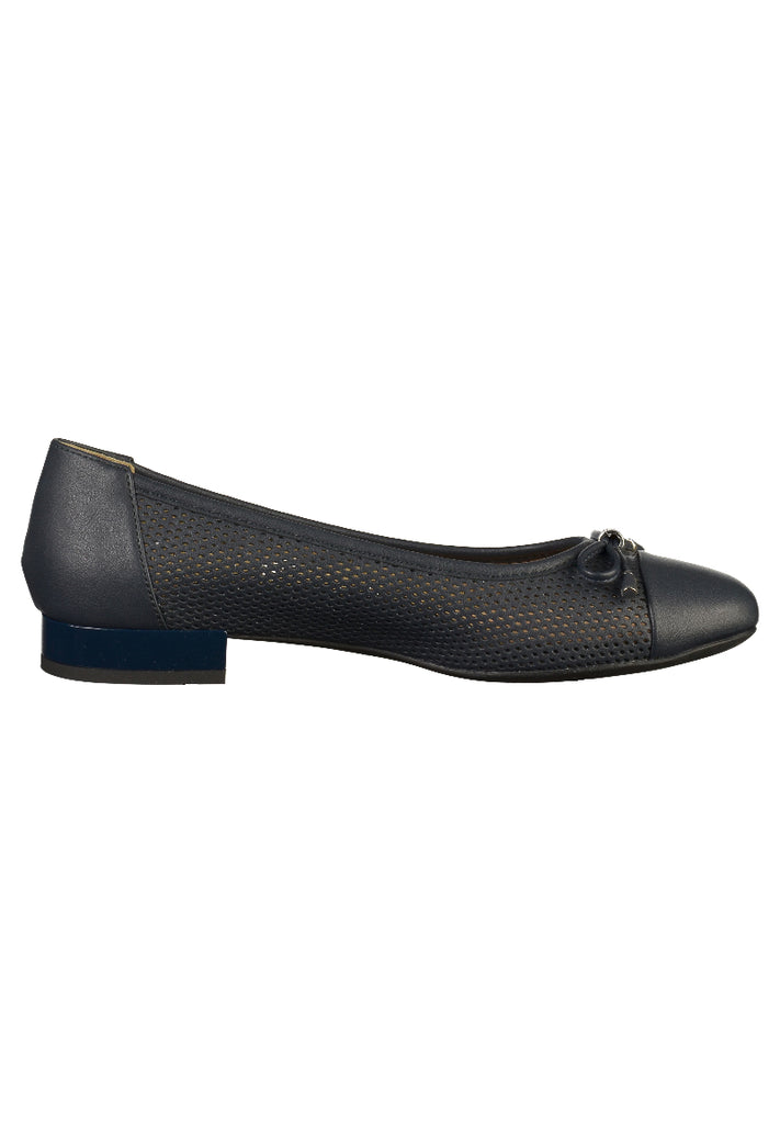 Geox Ballerinas Lederimitat Navy - surf4shoes