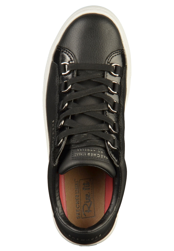 Skechers Sneaker Leder Schwarz - surf4shoes