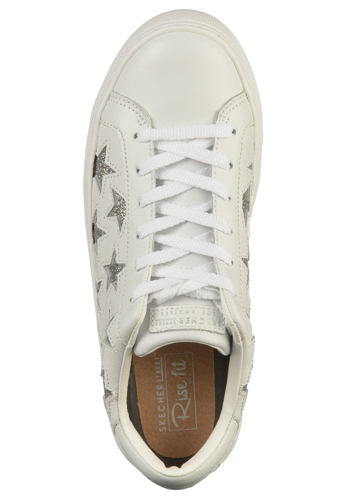 Skechers Sneaker Leder Weiß - surf4shoes