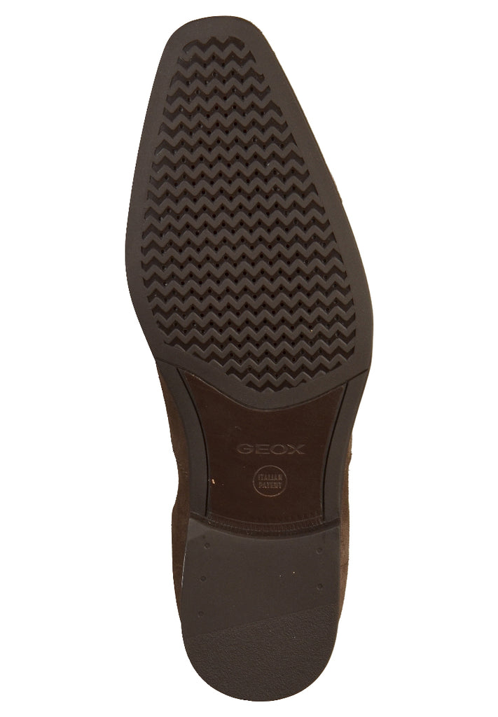 Geox Businessschuhe Veloursleder Chocolate - surf4shoes
