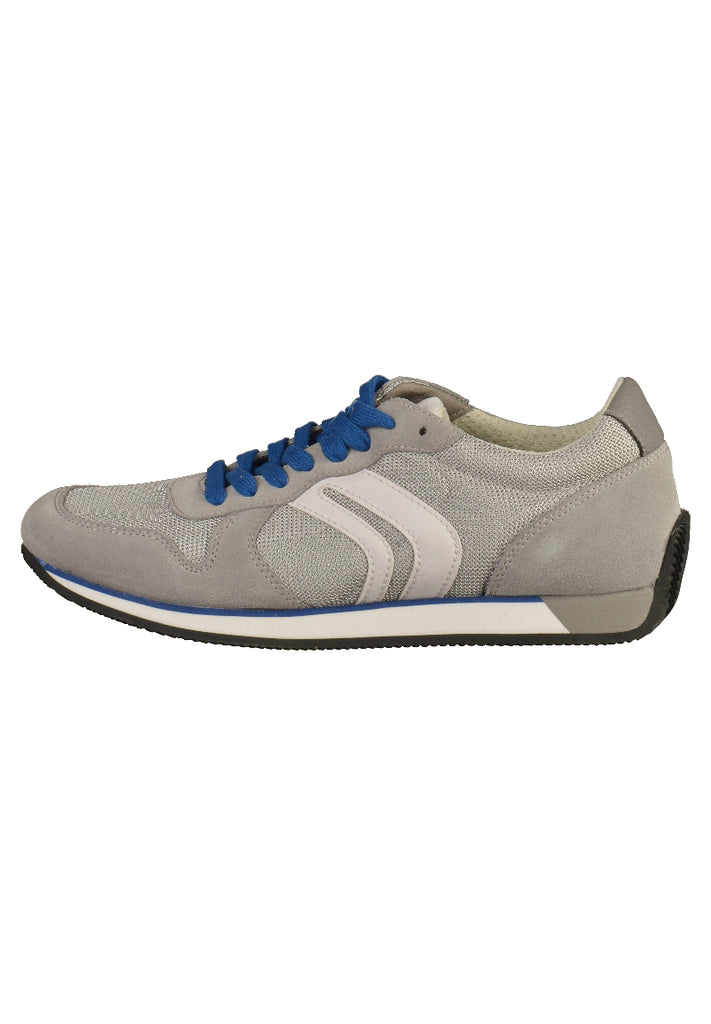 Geox Sneaker Veloursleder/Mesh Hellgrau - surf4shoes
