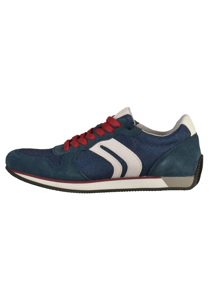 Geox Sneaker Veloursleder/Mesh Blau - surf4shoes