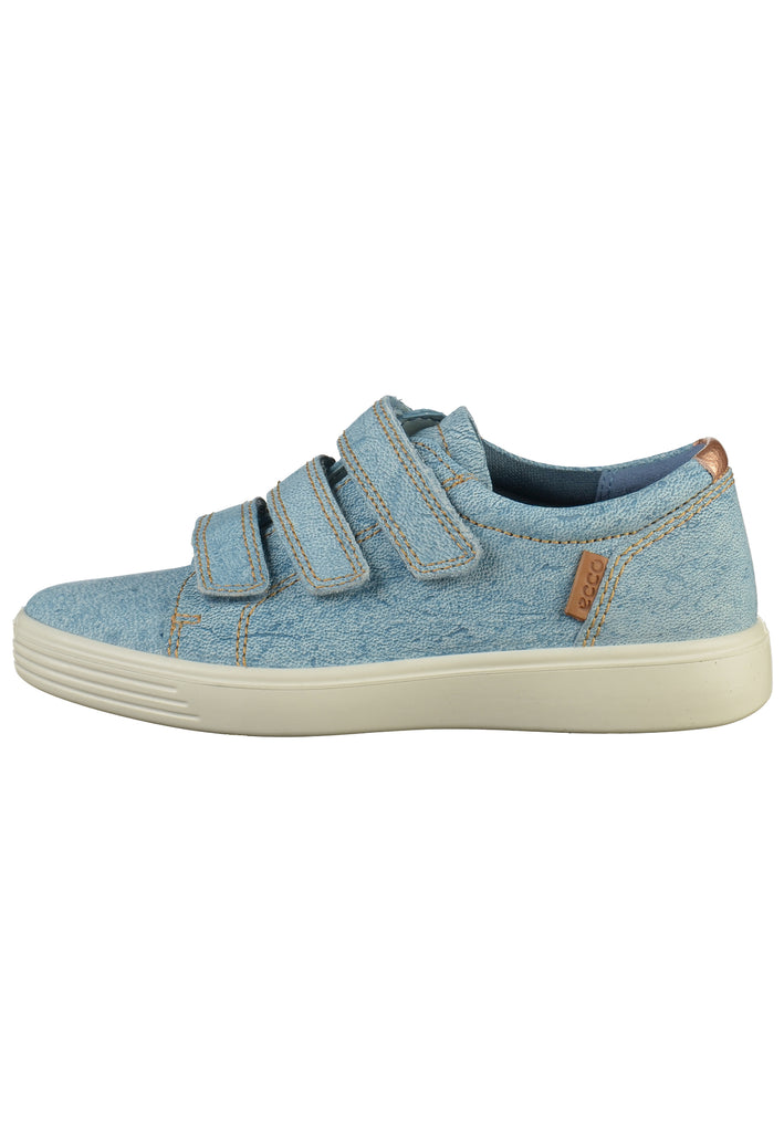 ecco Halbschuhe Leder Hellblau - surf4shoes