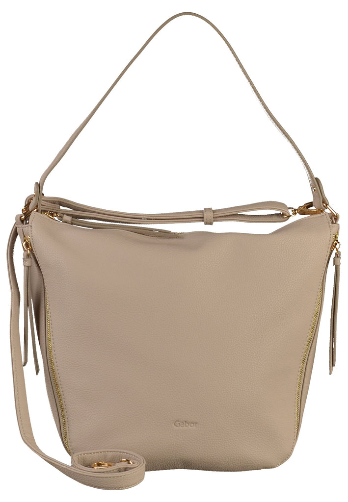 Gabor Taschen Lederimitat Taupe - surf4shoes