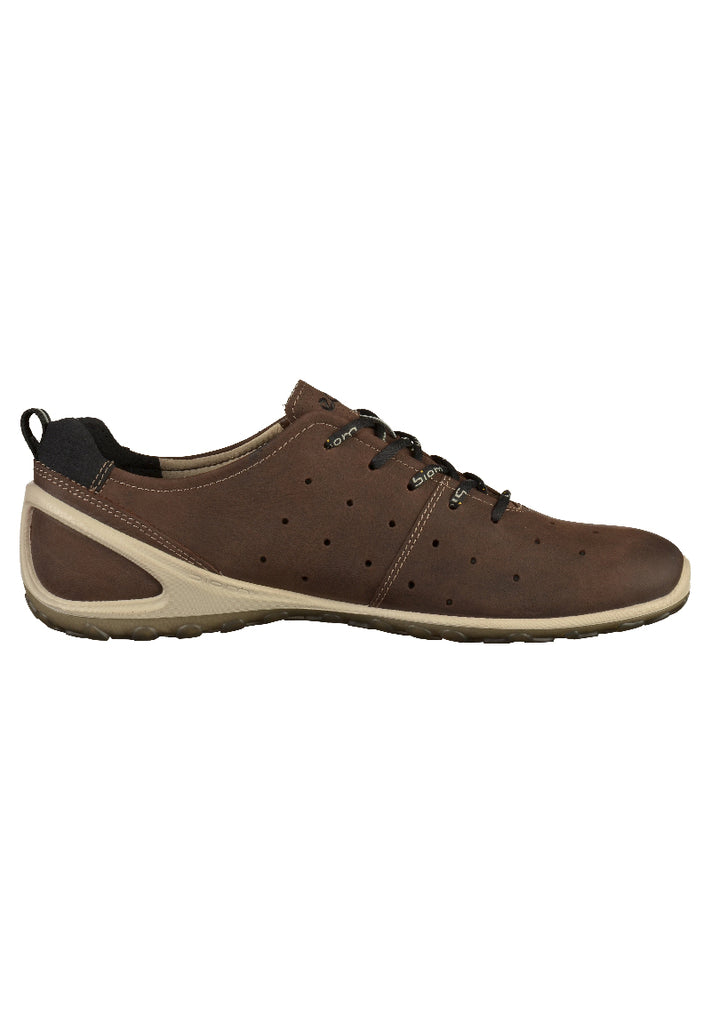 ecco Sneaker Leder Braun - surf4shoes