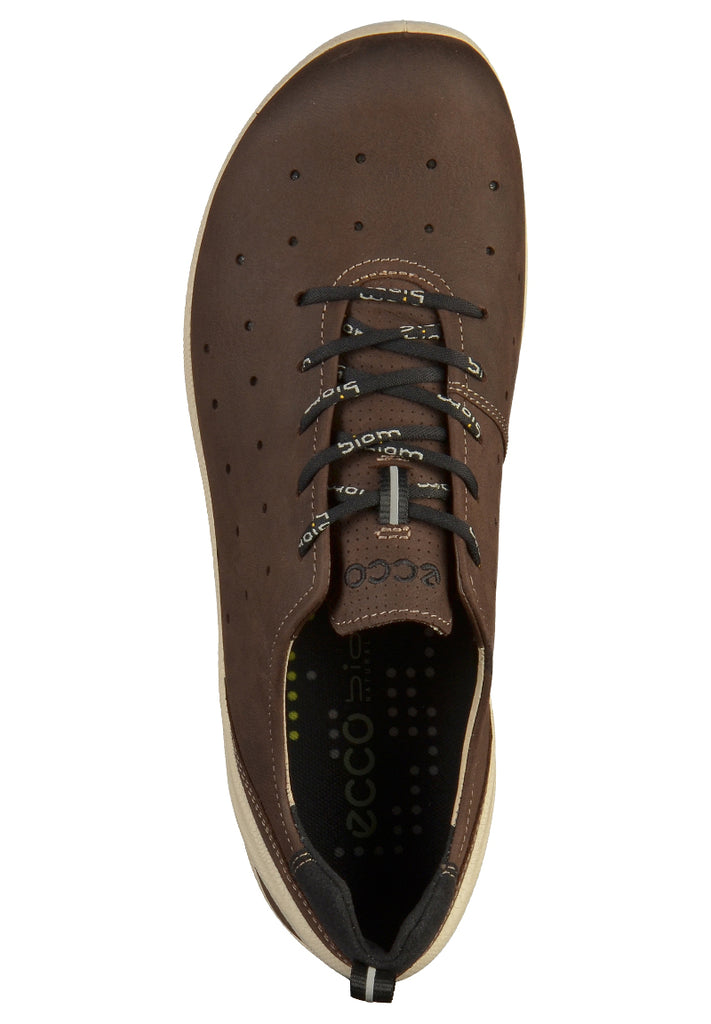 ecco Sneaker Leder Braun - surf4shoes