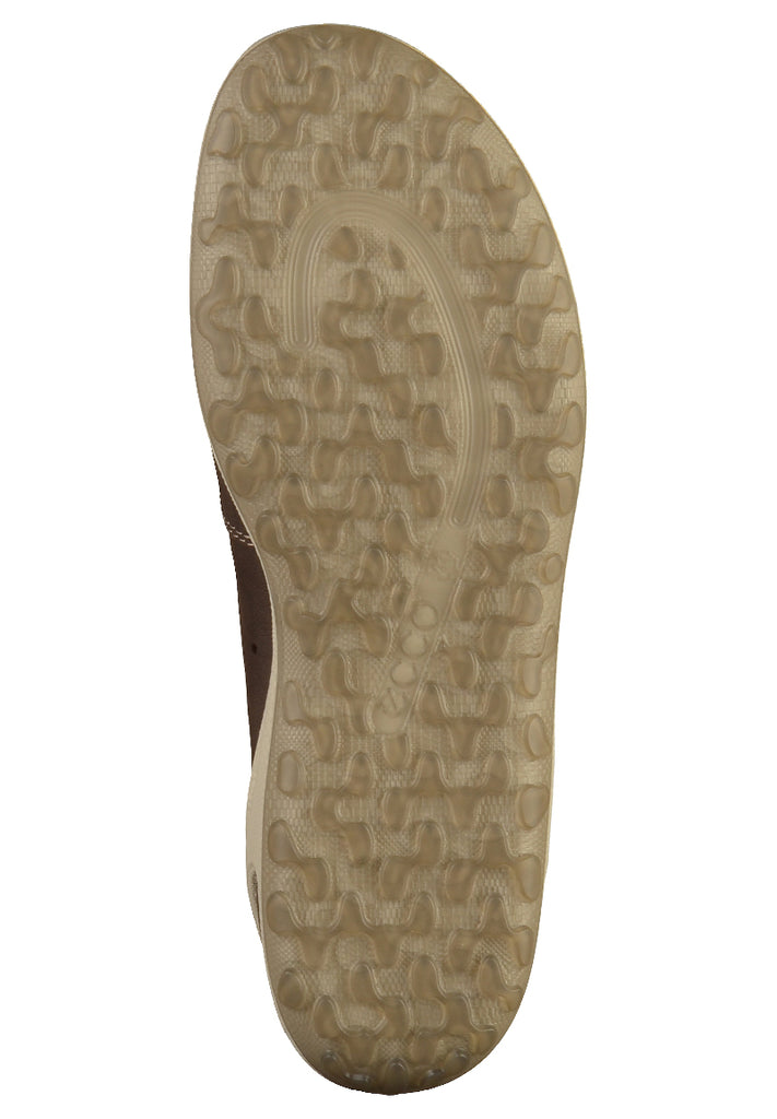 ecco Sneaker Leder Braun - surf4shoes
