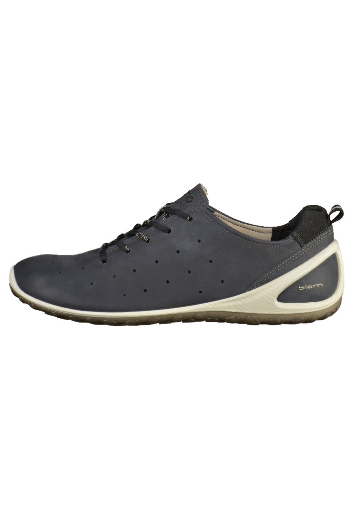 ecco Sneaker Leder Blau - surf4shoes