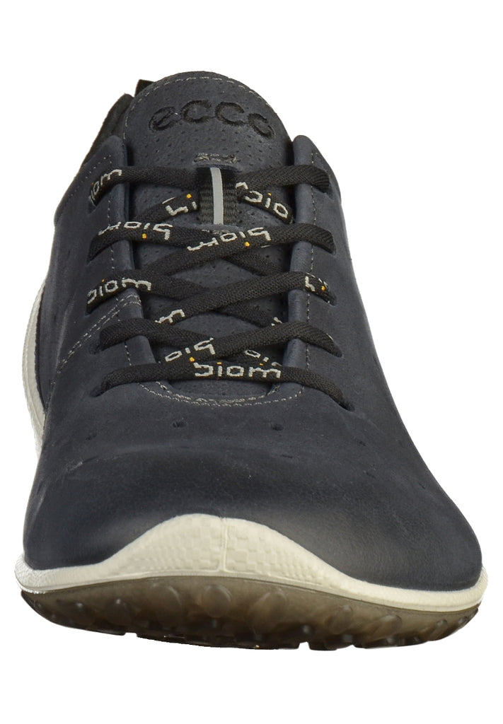ecco Sneaker Leder Blau - surf4shoes