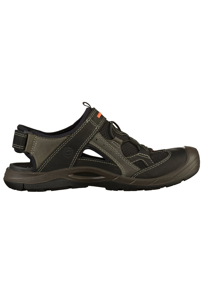 ecco Sandalen Leder/Textil Schwarz - surf4shoes