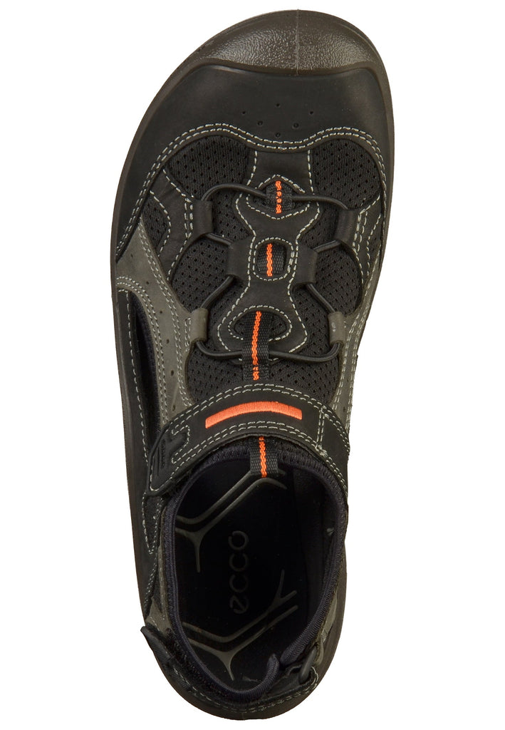 ecco Sandalen Leder/Textil Schwarz - surf4shoes