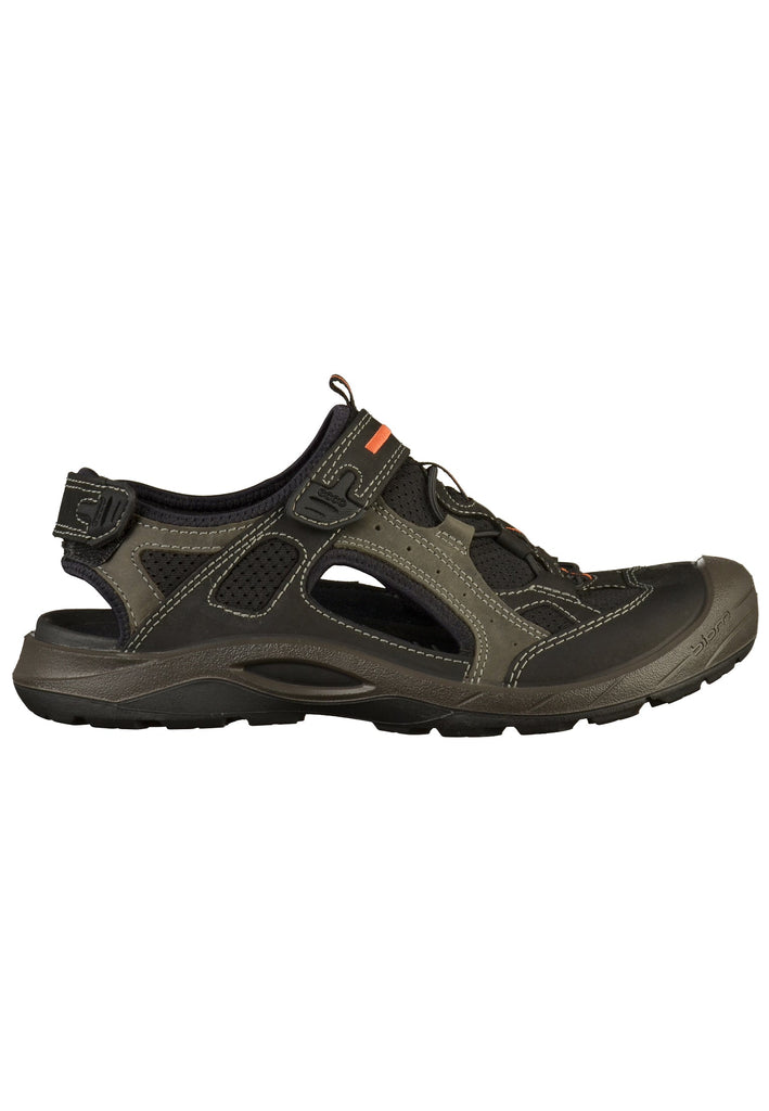 ecco Sandalen Leder/Textil Schwarz - surf4shoes