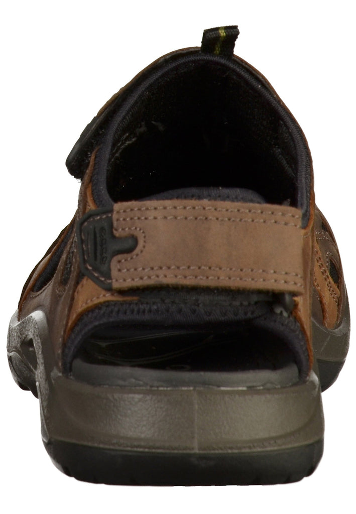 ecco Sandalen Leder/Textil Coffee - surf4shoes