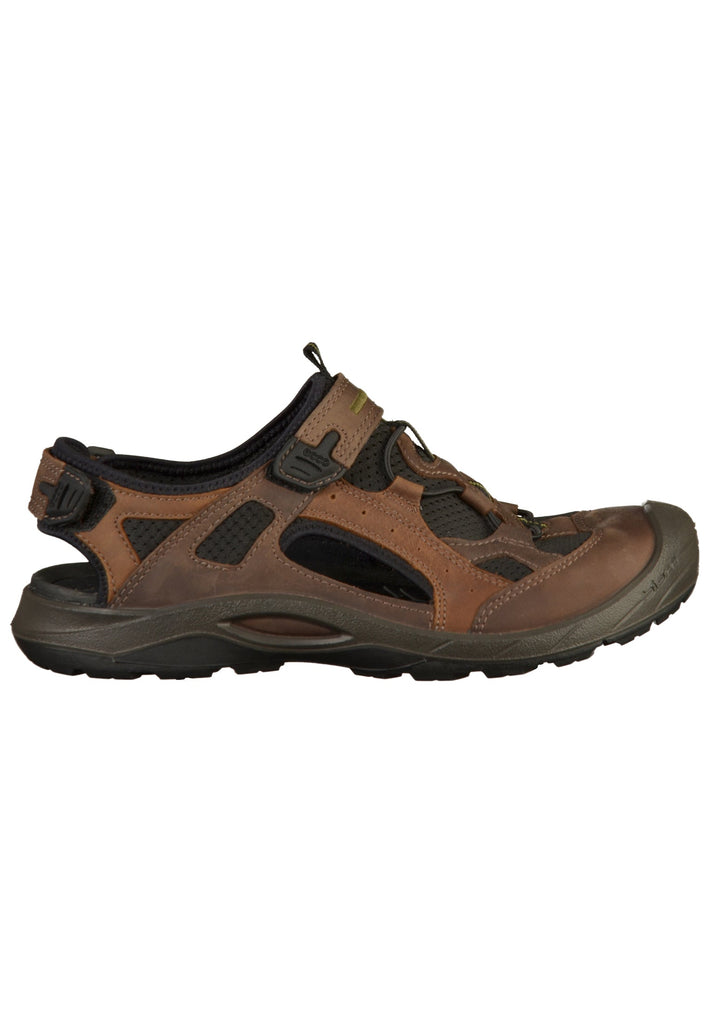 ecco Sandalen Leder/Textil Coffee - surf4shoes