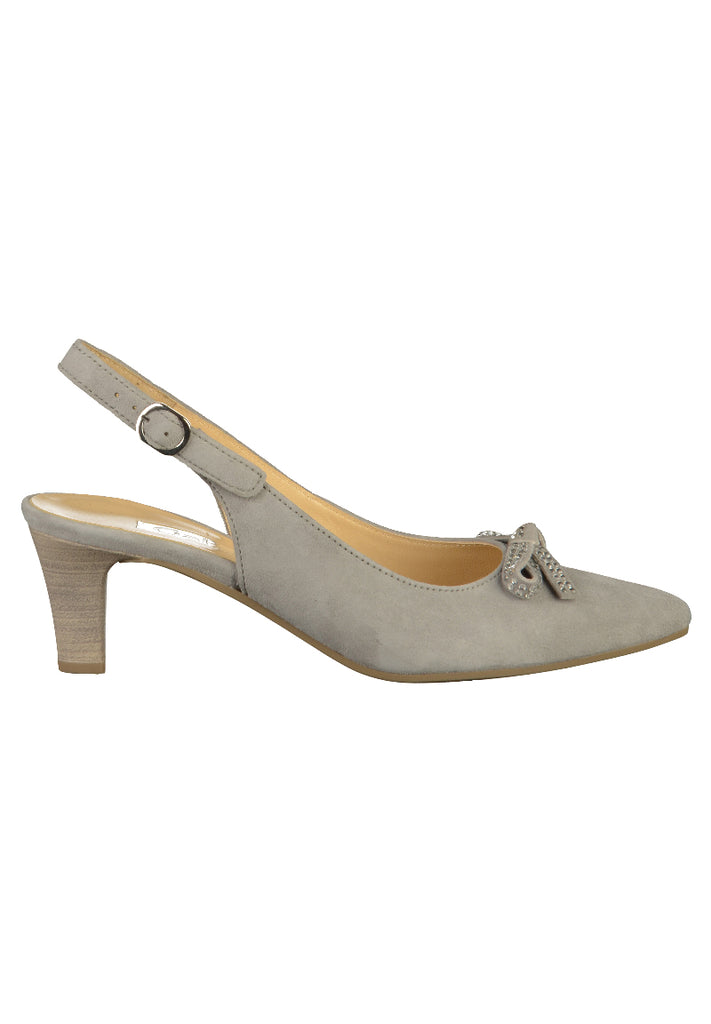 Gabor Pumps Leder Grau - surf4shoes
