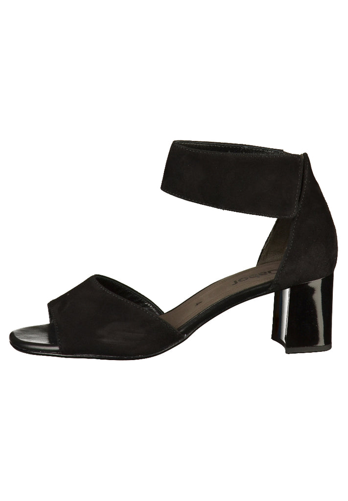 Gabor Sandalen Leder Schwarz - surf4shoes
