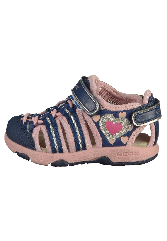 Geox Sandalen Lederimitat/Textil Rosa - surf4shoes