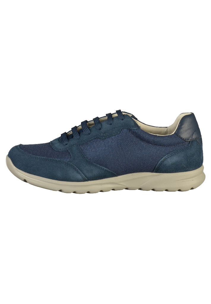 Geox Sneaker Leder/Synthetik Blau - surf4shoes