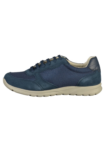 Geox Sneaker Leder/Synthetik Blau - surf4shoes