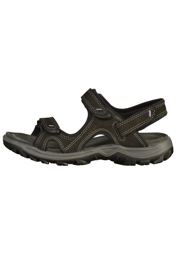 ecco Sandalen Leder Schwarz - surf4shoes