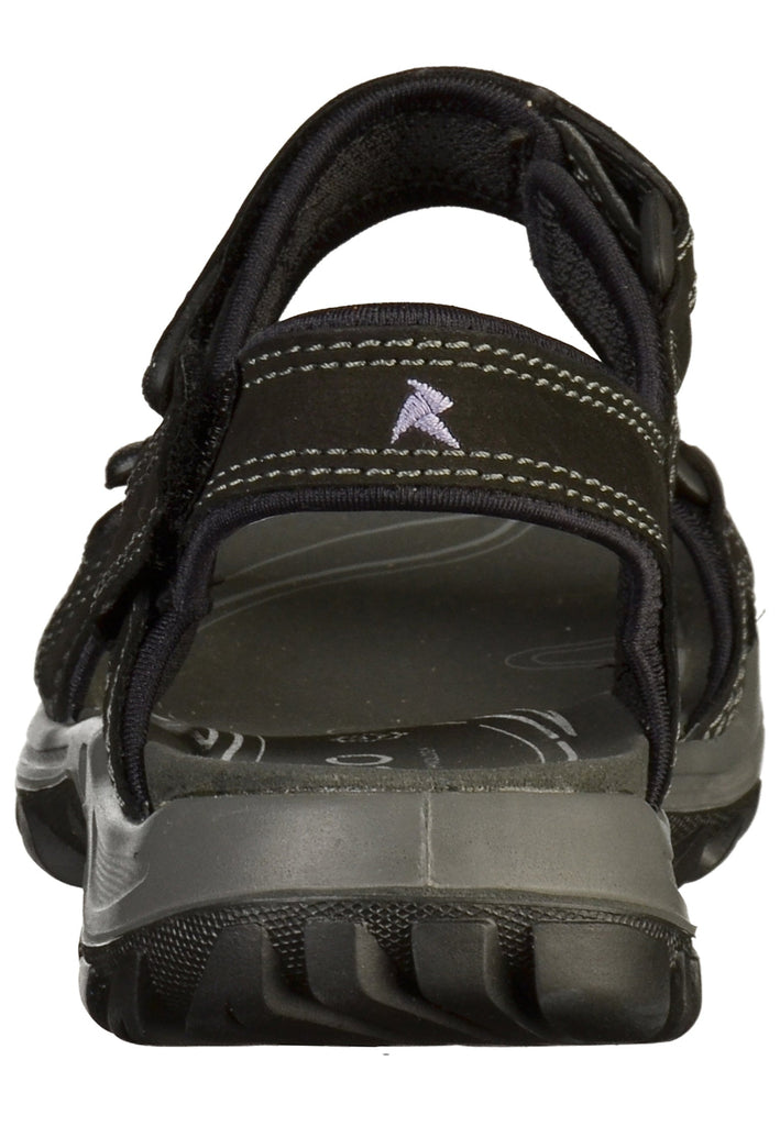 ecco Sandalen Leder Schwarz - surf4shoes