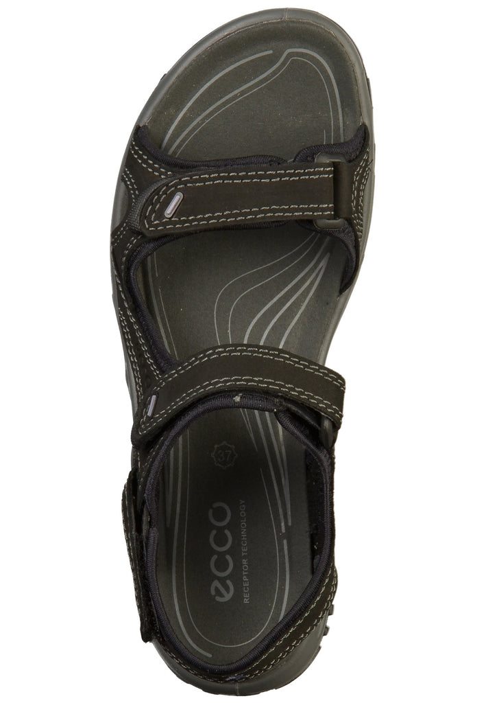 ecco Sandalen Leder Schwarz - surf4shoes