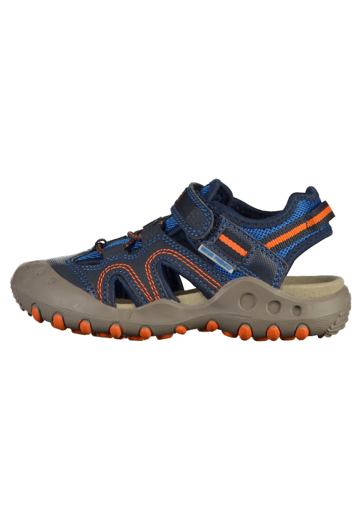 Geox Sandalen Lederimitat/Mesh Navy - surf4shoes
