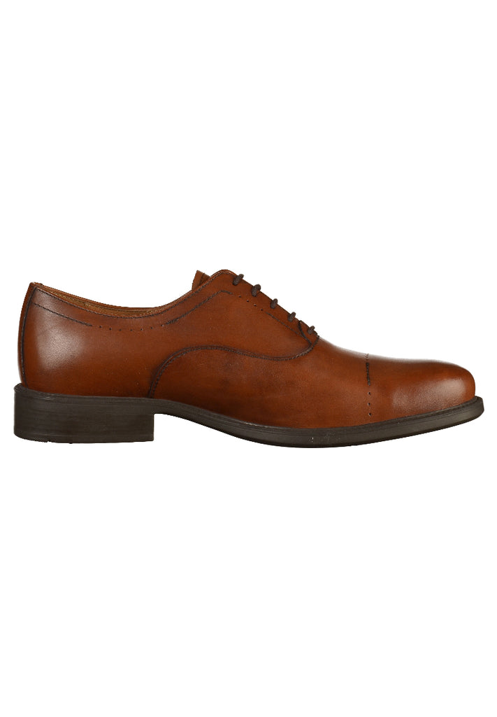 Geox Businessschuhe Glattleder Cognac - surf4shoes