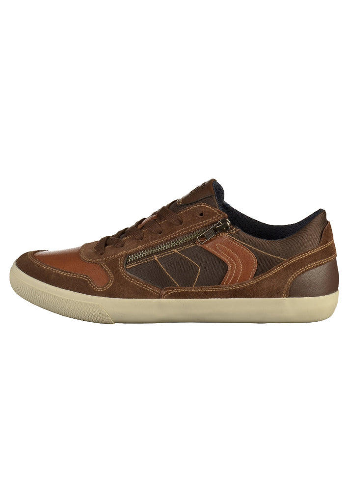 Geox Sneaker Leder/Textil Braun - surf4shoes