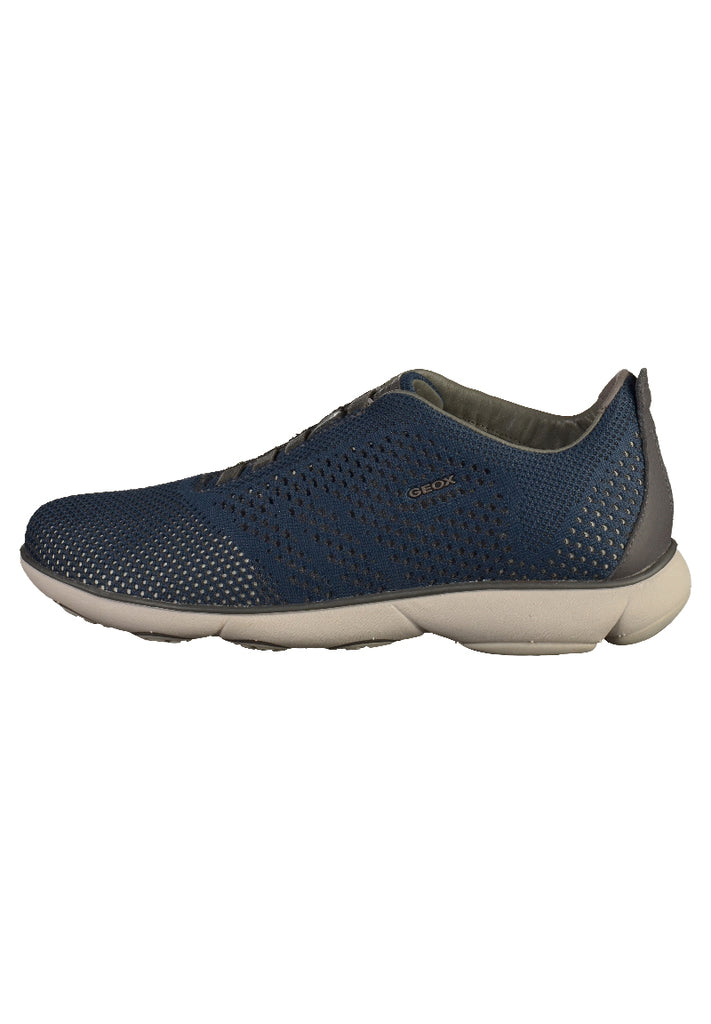 Geox Sneaker Leder/Textil Blau - surf4shoes