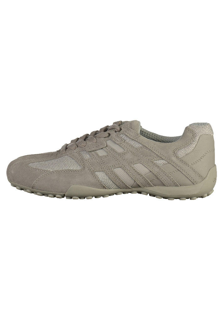 Geox Sneaker Veloursleder/Mesh Hellgrau - surf4shoes